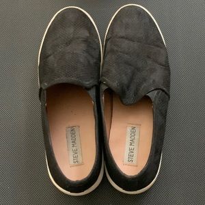 Slip on black shoe